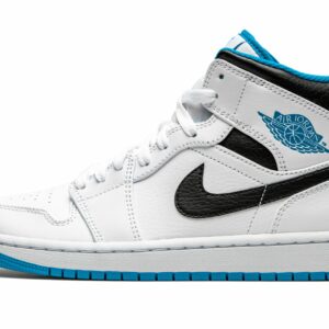 Air Jordan 1 Mid "White / Laser Blue"