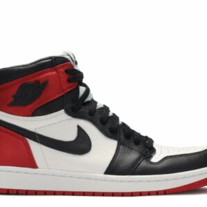 Air Jordan 1 Retro High 'Satin Black Toe' Unfading Sneaker