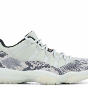 Air Jordan 11 Retro Low 'Light Bone Snakeskin' Unfading Sneaker
