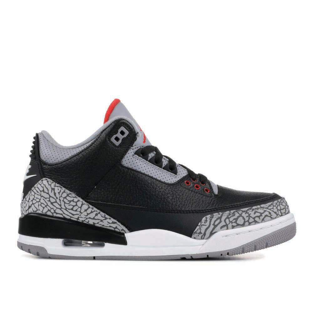Air Jordan 3 Retro OG 'Black Cement' 2018 Everlasting Sneaker