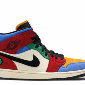 Blue The Great x Air Jordan 1 Mid 'Fearless' Everlasting Sneaker