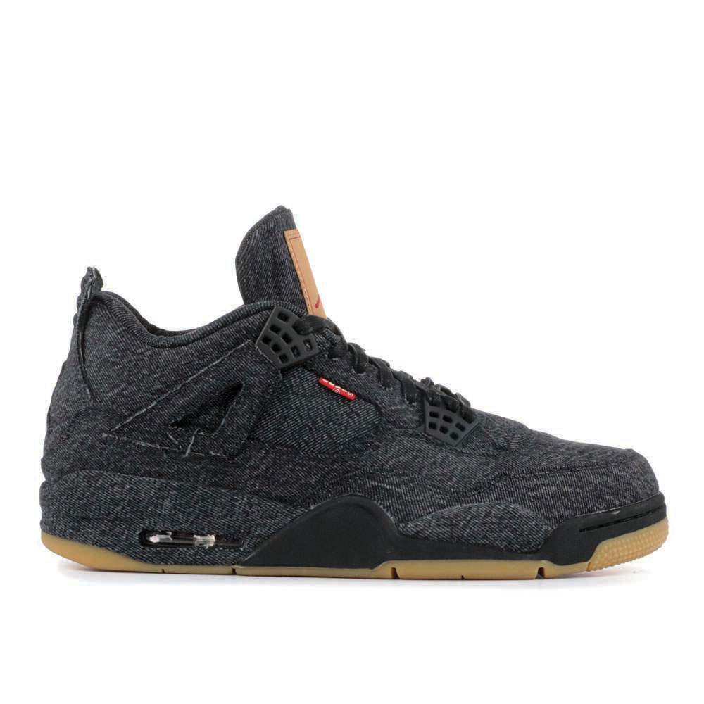 Levi's x Air Jordan 4 Retro 'Black Denim' Everlasting Sneaker