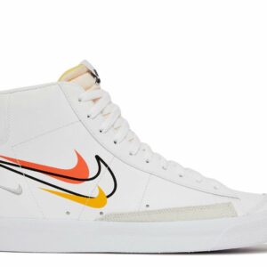 Nike Blazer Mid '77 'Multi Swoosh � Team Orange' Everlasting Sneaker