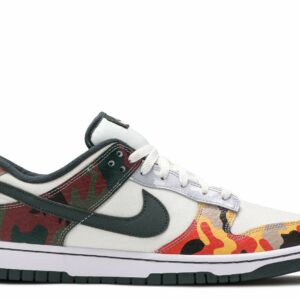 Nike Dunk Low SE 'Sail Multi-Camo' Revered Footwear