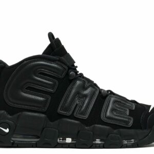 Nike Supreme x Air More Uptempo 'Black' Revered Footwear
