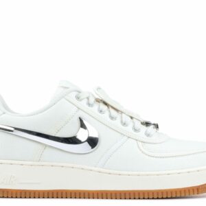 Nike Travis Scott x Air Force 1 'Sail' Revered Footwear