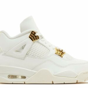 Wmns Air Jordan 4 Retro Metallic Gold Unfading Sneaker